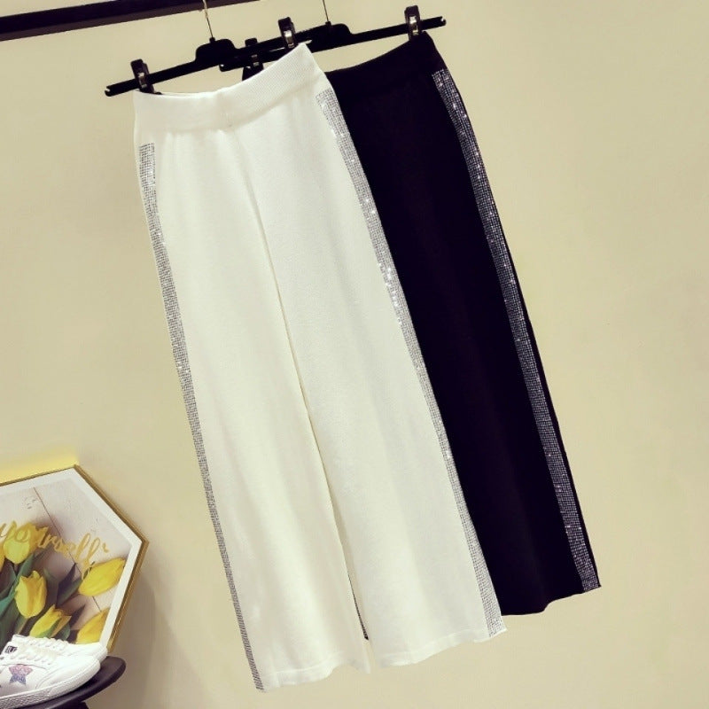 Casual Draping Wide-leg Pants Women