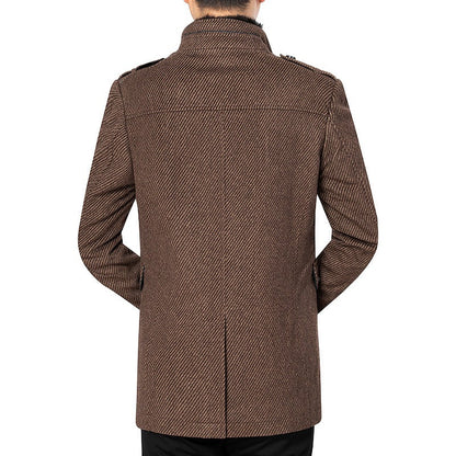 AutumnWinter Wool Coat Casual Lambswool Coat