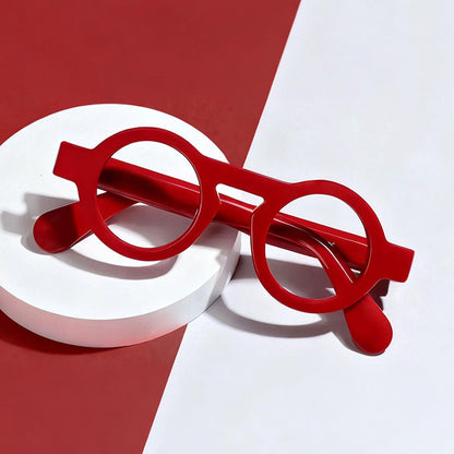 Cross-border Vintage Artistic Round-frame Eyeglass Frames