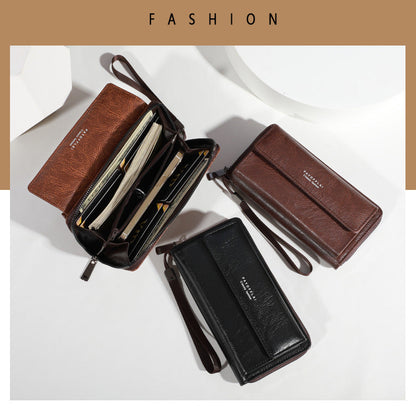 Men's Wallet Bestsellers 2025 New Mobile Phone Bag With Multiple Slots, Casual Long Wallet, Large Capacity Clutch Bag