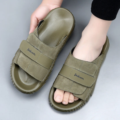 Outdoor Non-slip Abrasion-resistant Sandals Made From Full-grain Cowhide