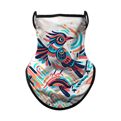 Motorcycle Riding Sun-Protective Face Mask Ear-Hanging Headscarf For Women