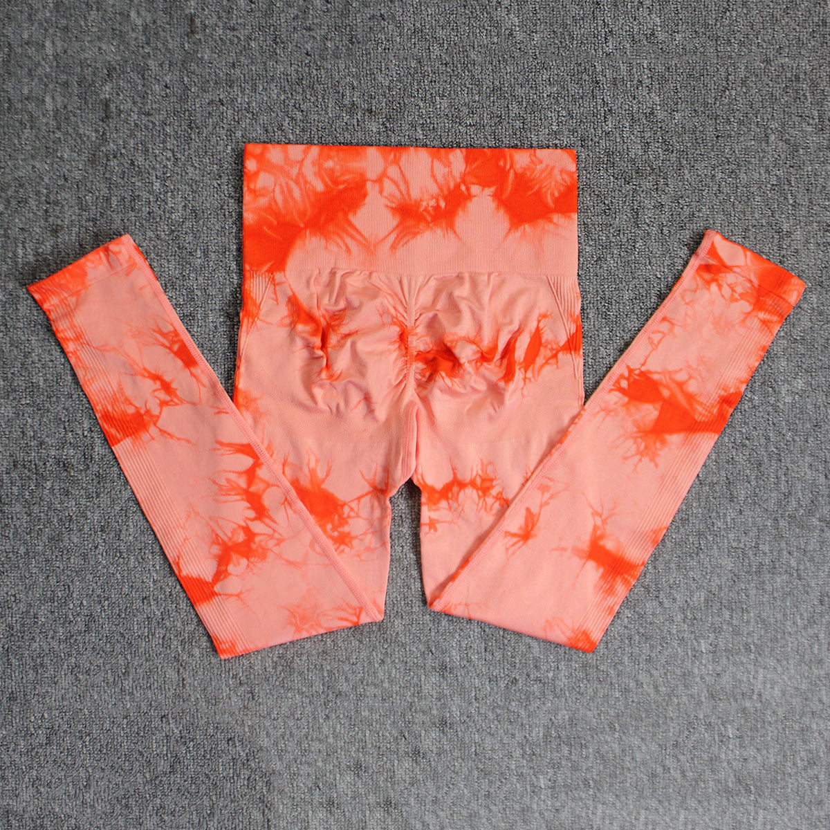 Women's Printed Tie-dye Seamless Skinny Yoga Pants