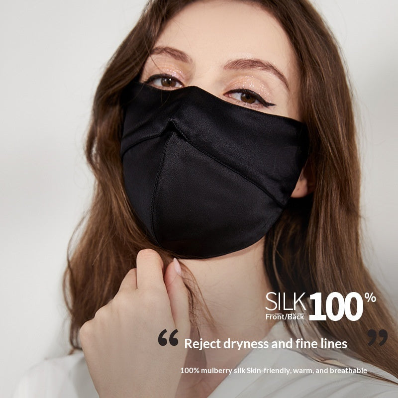 Silk Sun Protection Face Mask Full Face And Neck Coverage UV Protection