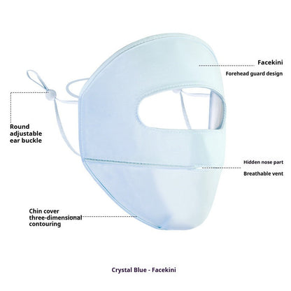 Sunscreen Face Mask For Women Summer UV Protection