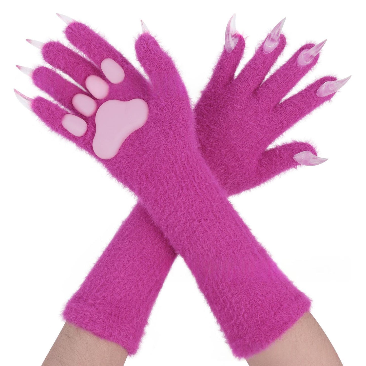 Halloween Silicone Meat Mat Long Gloves