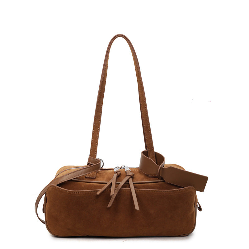 Womens Simple Bowling Handbag Shoulder Bag