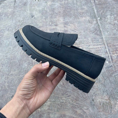 Leather Plus Size Casual Women's Shoes
