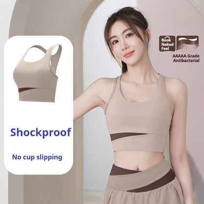 Sports Bra And High-waisted Tummy-control Shorts