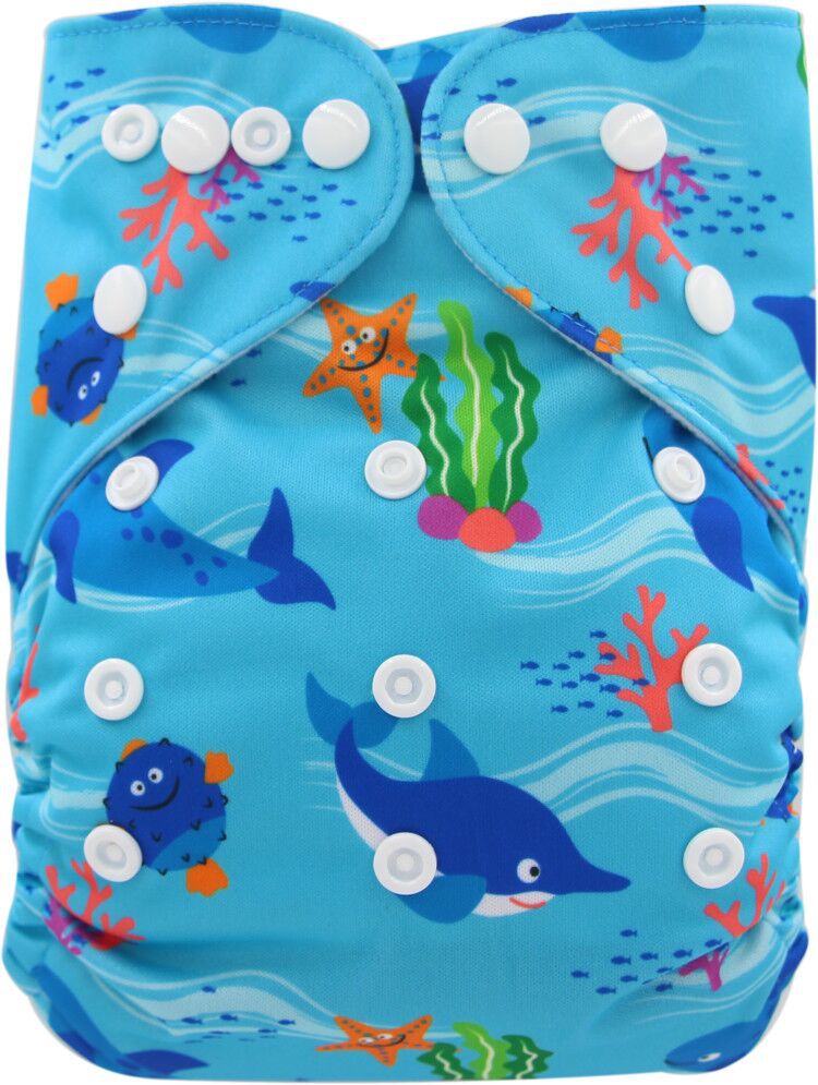 Washable Baby Cloth Diaper Breathable Diaper Pants 0-3 Years Old Baby Adjustable Diaper Leak-proof Diaper