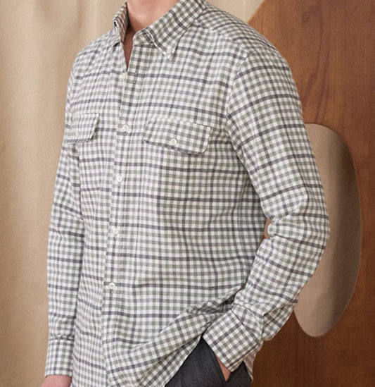 Casual Workwear Checkered Long Sleeved Shirt