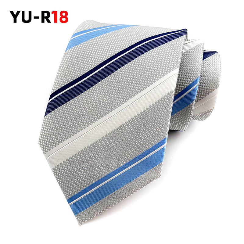 British Gentleman-style Striped Mens Tie For Suiting And Streetwear Coordination