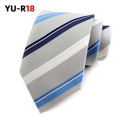 British Gentleman-style Striped Mens Tie For Suiting And Streetwear Coordination