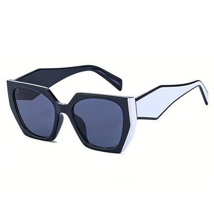 2026 New Fashion Cat-Eye Wide-Tempered Sunglasses For Women, High-End Style, Full-Frame Sunglasses, Same Style As Big-Name Brands