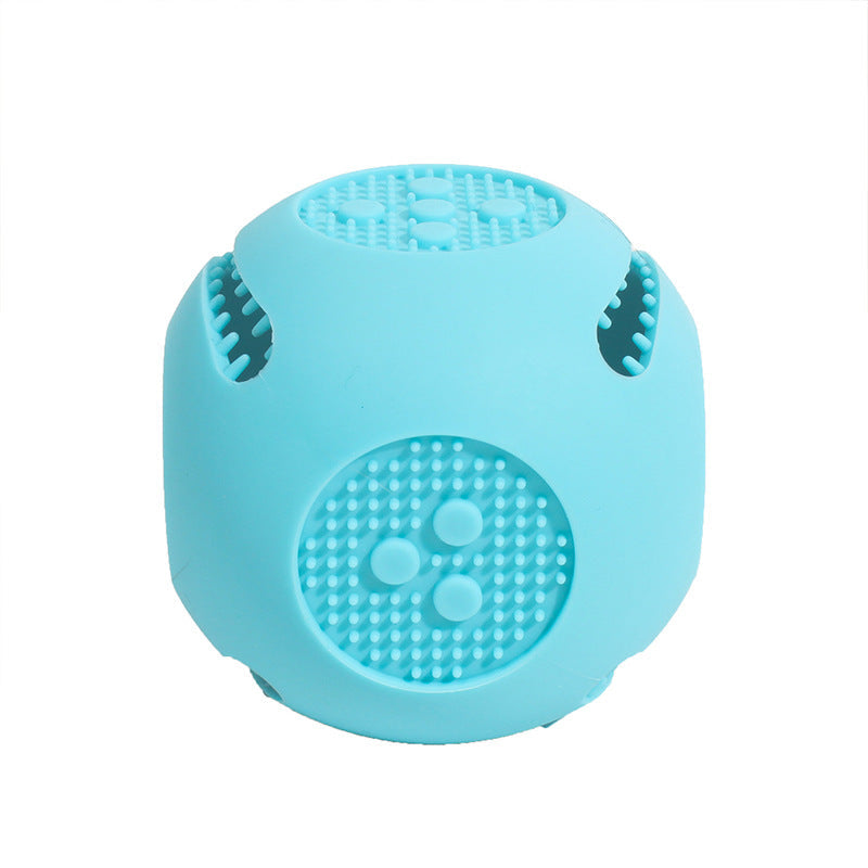Pet Supplies Dog Food Leakage Silicone Toys