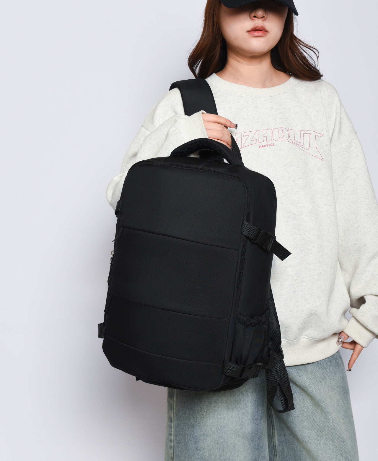 Cross-border Large-capacity Backpacks For Both Men And Women, Multi-functional Luggage Backpacks, Can Be Divided Into Sections For Outdoor Travel And Convenient Trips