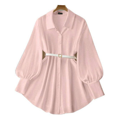 New Summer Womens White Blouse