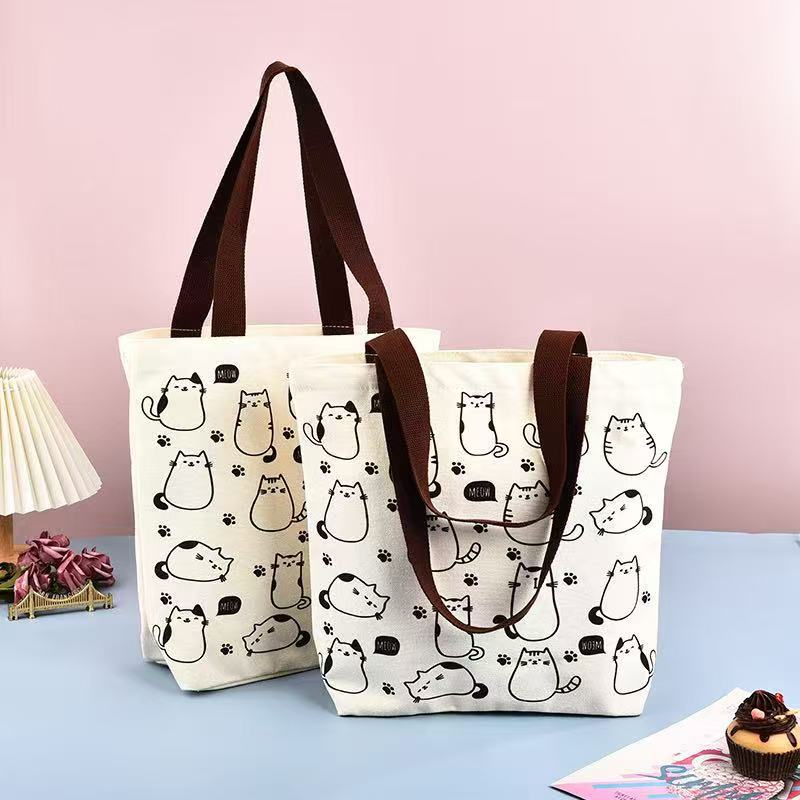 Canvas Tote Cotton Shopping Bag For Advertising