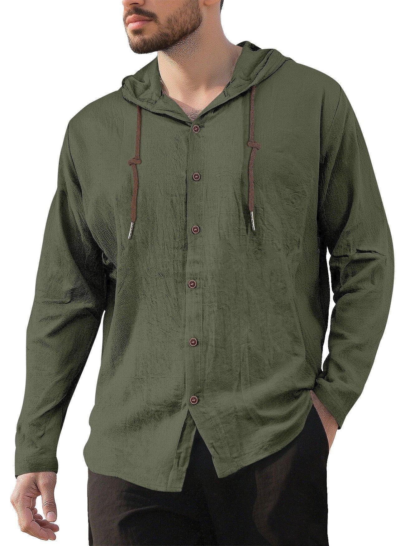 Casual Relaxed-fit Breathable Quick-drying Long-sleeve Shirt