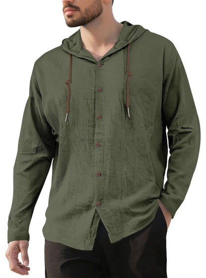 Casual Relaxed-fit Breathable Quick-drying Long-sleeve Shirt