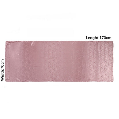 Womens Satin Patterned Jacquard Headscarf