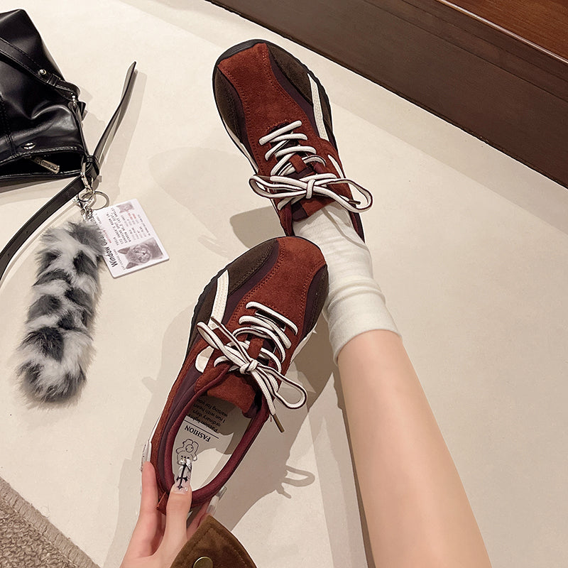 Women Classic Elegant Fashion 2026 New Round Toe Block Low Heel Loafer Leather Shoes Elegant Versatile Pumps
