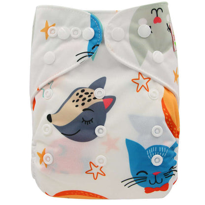 Washable Baby Cloth Diaper Breathable Diaper Pants 0-3 Years Old Baby Adjustable Diaper Leak-proof Diaper