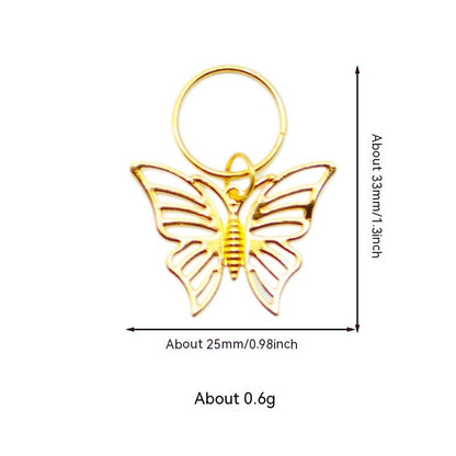 XINGX Lightning Shell Hair Ring with Small Pendant