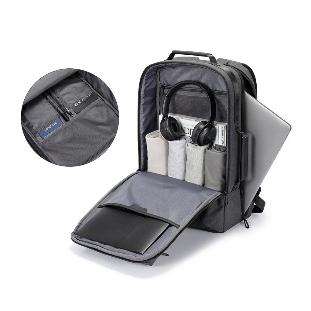 Men's Large-Capacity Multi-Functional Laptop Backpack