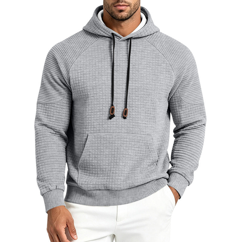 Mens Loose-Fit Versatile Hooded Sweatshirt For Sports Outdoors And Commuting