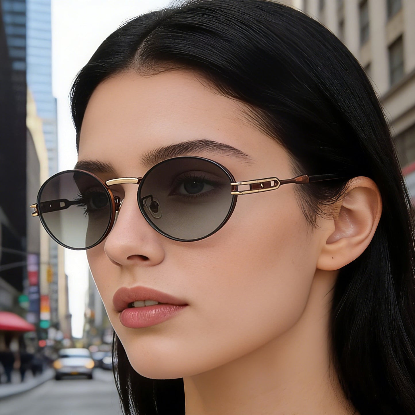 Oval Sun-protective Personalized Outdoor Sunglasses