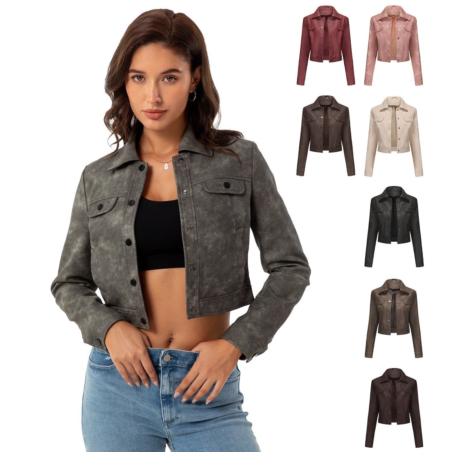 Thin Multi-pocket Cardigan Casual Jacket
