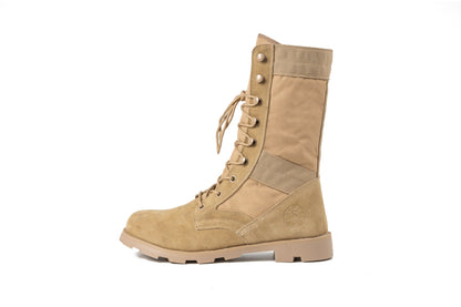 Tactical Large Size Black High-top Desert Raised Combat Boots