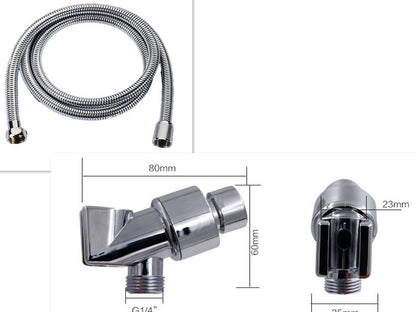 Turbo Propeller Shower Head Handheld High Pressure