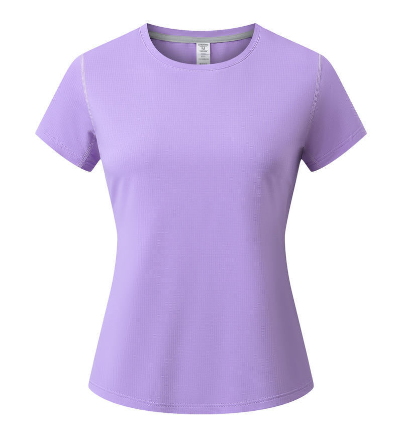 Quick-drying Crewneck T-shirt Summer Short-sleeve Work Uniform