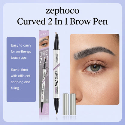 Double-ended Waterproof Eyebrow Pencil