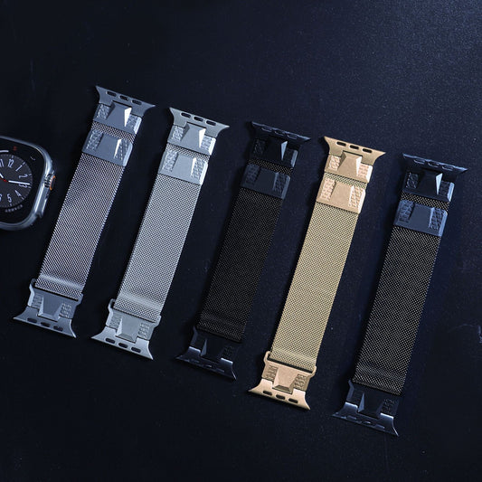 Simple And Fashionable Solid Color Stainless Steel Strap