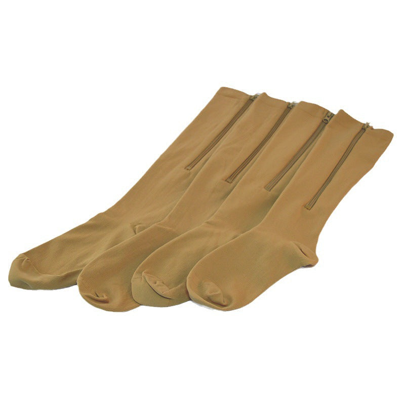 Gradient-compression Leg-slimming And Shaping Compression Calf Socks
