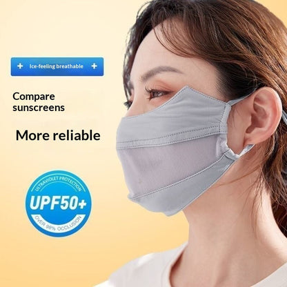 Sunscreen and Breathable 3D Stereoscopic Sunshade Riding Mask