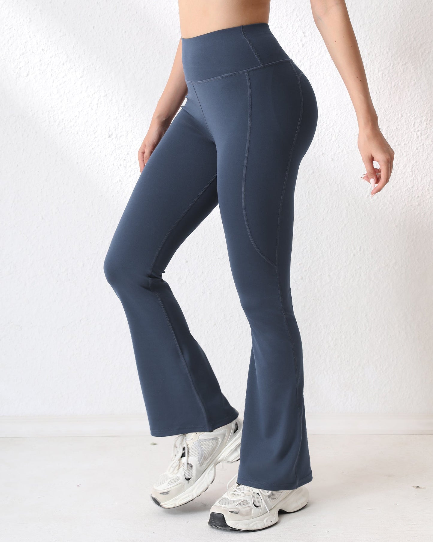 25 New Hip-Lifting Flared Yoga Pants Outdoor Wide-Leg Fitness Pants Naked-Feel Casual Slimming Sports Flared Pants