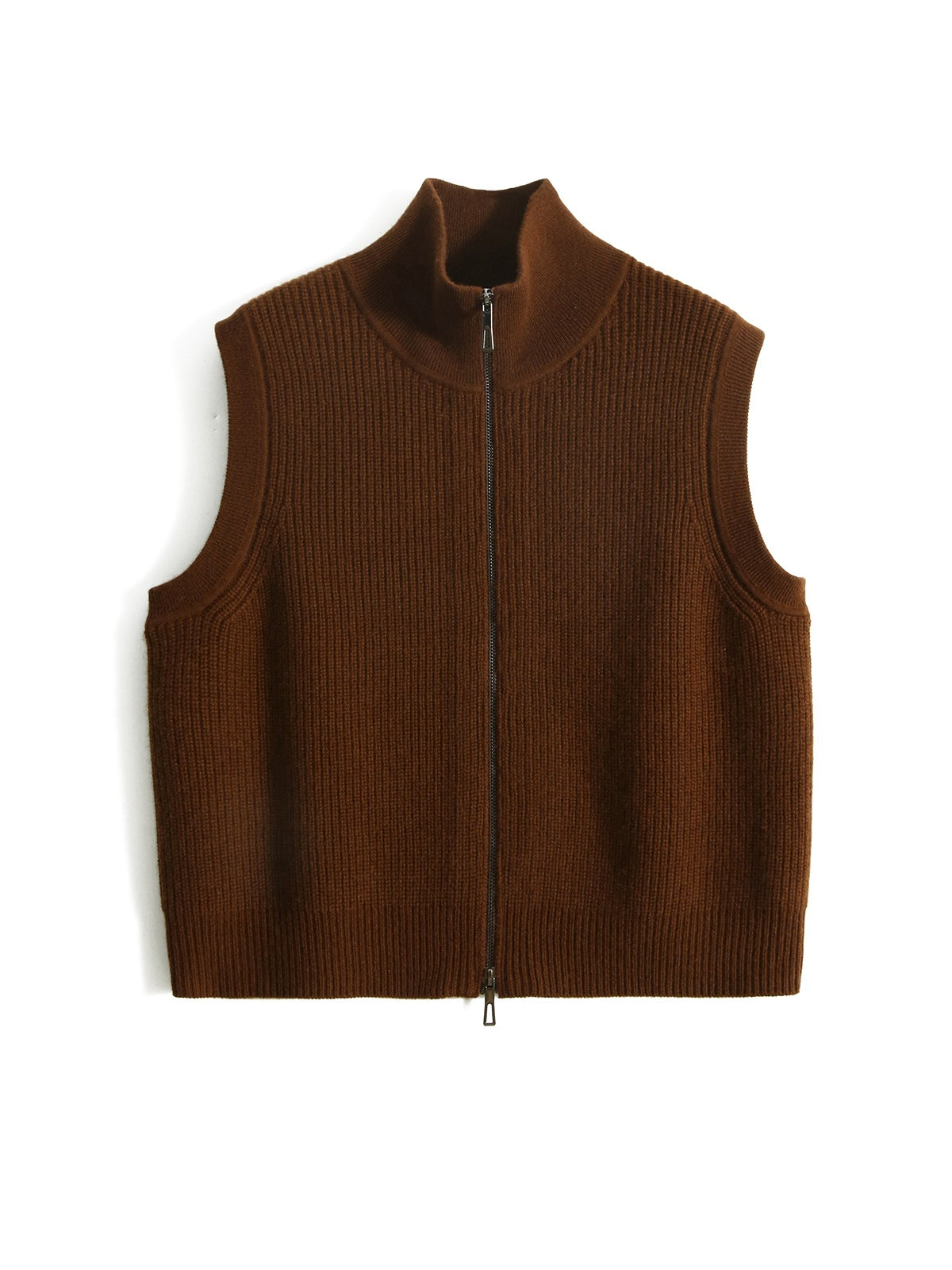 Women's Wool Loose-Knit Cardigan Vest