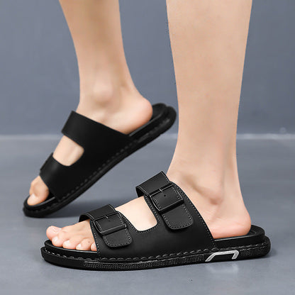 Mens Large-size Outdoor Breathable And Comfortable Soft-soled Sandals