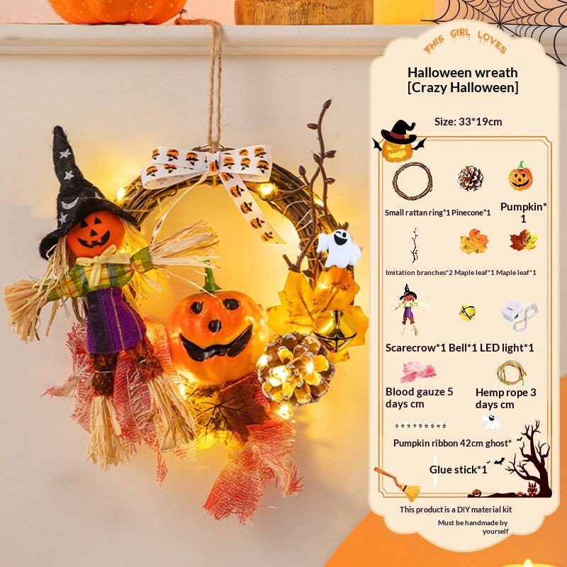 Halloween Pumpkin Lantern Pendants For Decor And Scene Setting