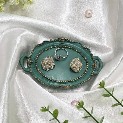 Creative Resin Jewelry Holder Plate