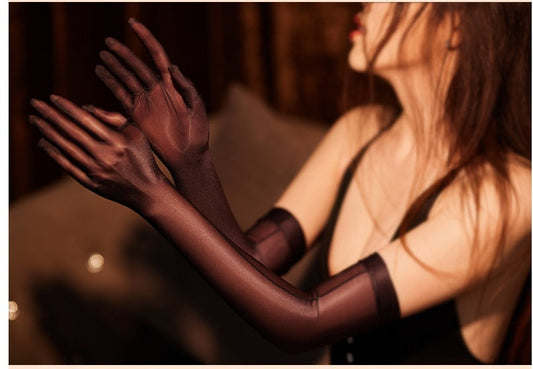 Silk Stockings Ultra-thin Aurora Gloves