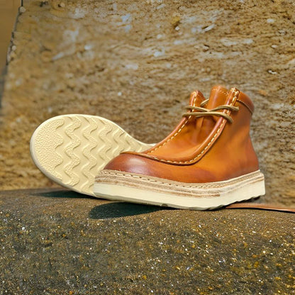 Washed Small Ami Khaki Martin Boots
