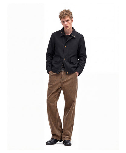 Vintage Retro Coin-button Casual Jacket For Men