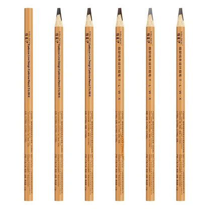Positioning Eyebrow Pencil Eyebrow Line Design Pen Waterproof Anti-hemp Tattoo Embroidery For Teachers
