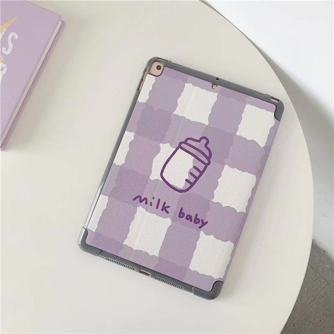 Apple-Compatible Tablet Soft Leather Protective Case