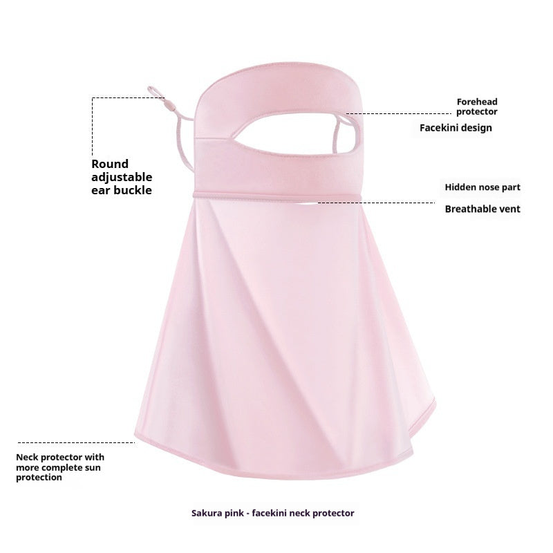 Sunscreen Face Mask For Women Summer UV Protection
